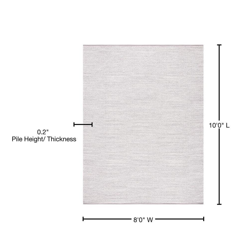 Montauk MTK250 Hand Woven, Flat Weave Indoor Area Rug - Silver - 8'x10' - Safavieh