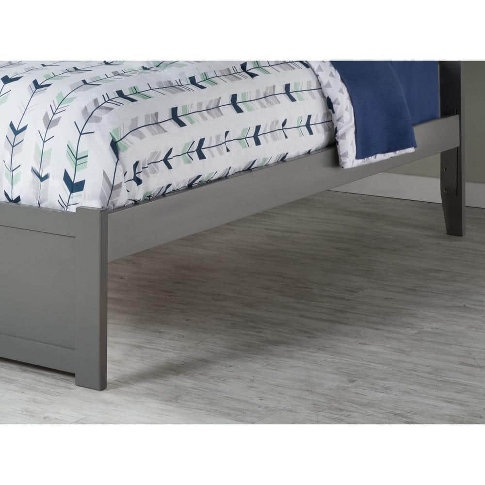 Concord Platform Bed with Flat Panel Foot Board and 2 Urban Bed Drawers, Multiple Colors, Multiple Sizes