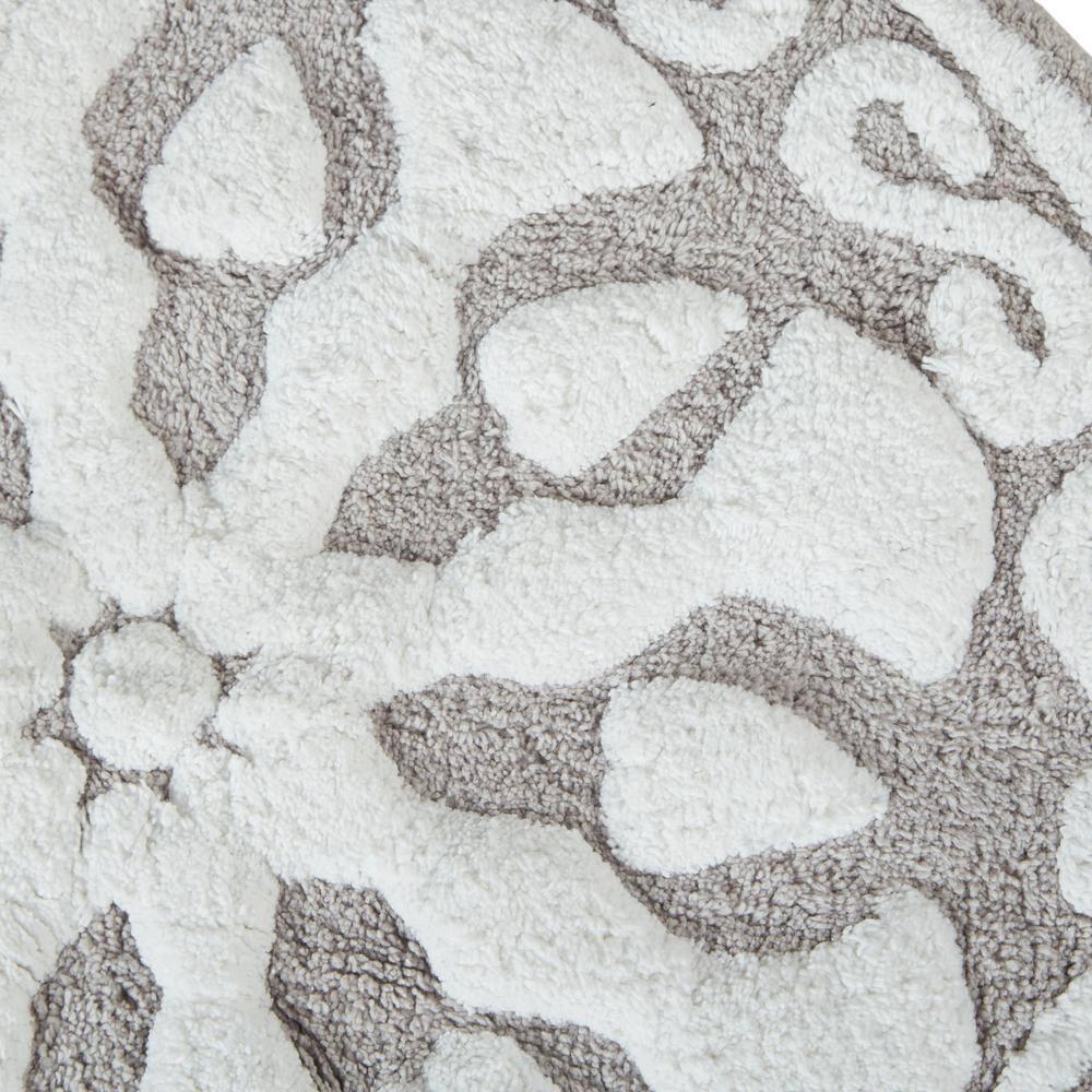 Madison Park Casablanca Medallion Cotton Tufted Bath Rug