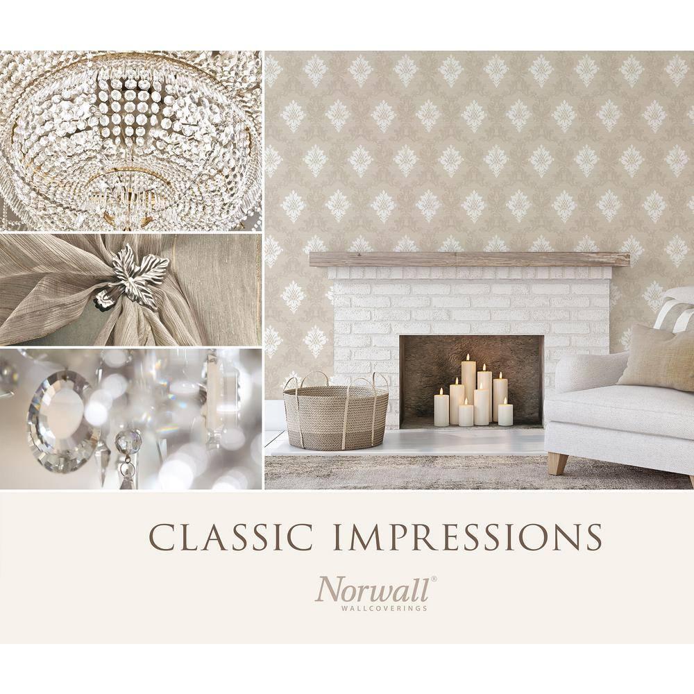 Patton Wallcovering Regal Damask Wallpaper