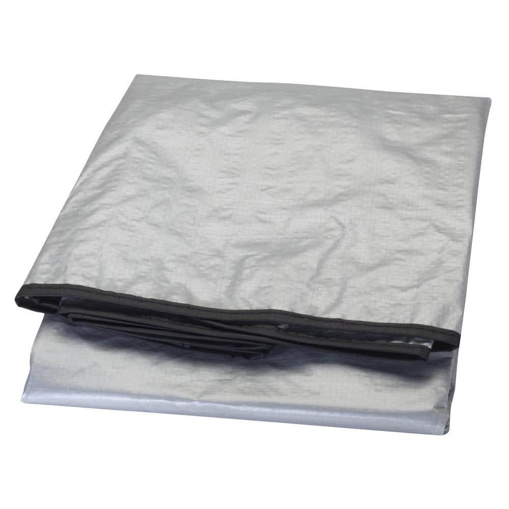 M-D Building Products 03426 Silver Air Conditioning Cover for Central Round Units
