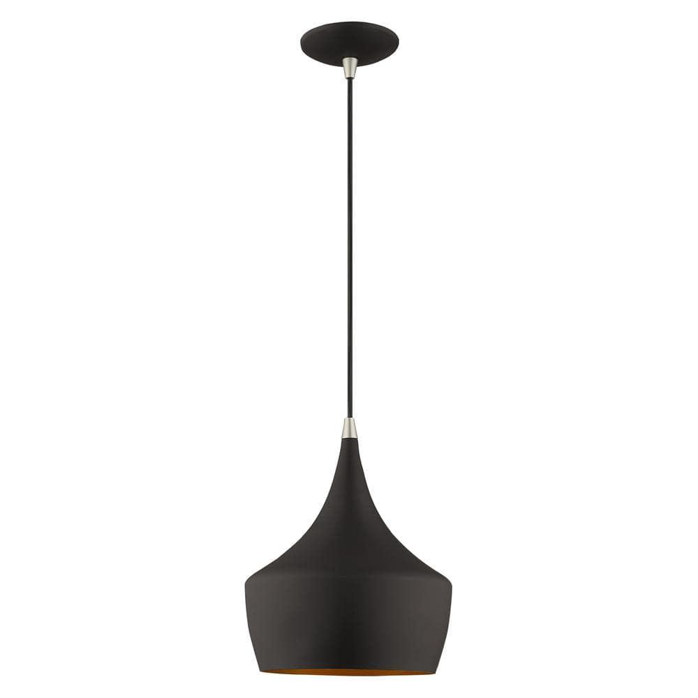 Schultz Single Light Metal Dimmable Pendant