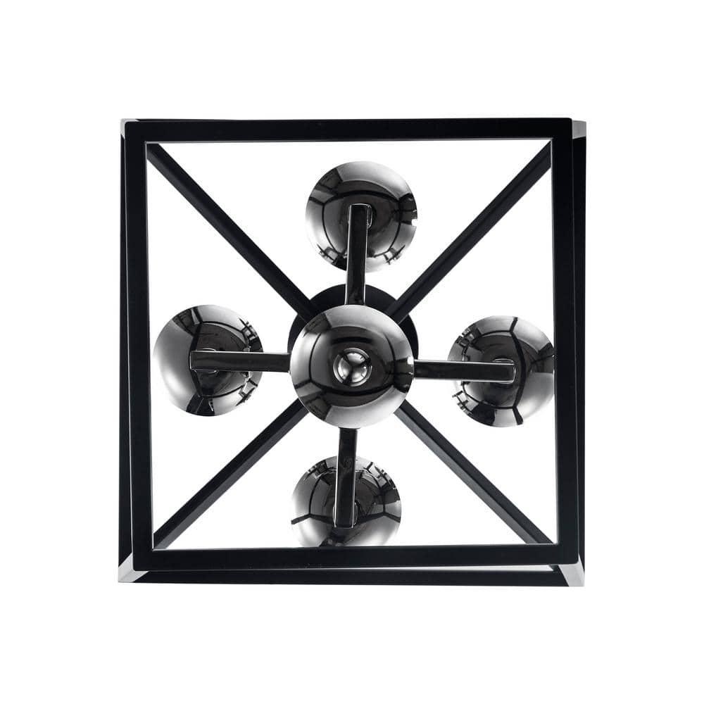 Trans Globe Lighting 10264 Lacey 4 Light 12" Wide Pendant - Black