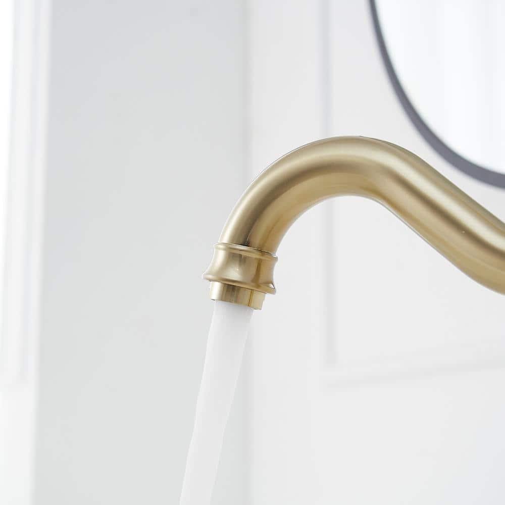 VIBRANTBATH 9310-BG Vessel Sink Faucet Single-handle Bathroom Faucet with Drain Assembly