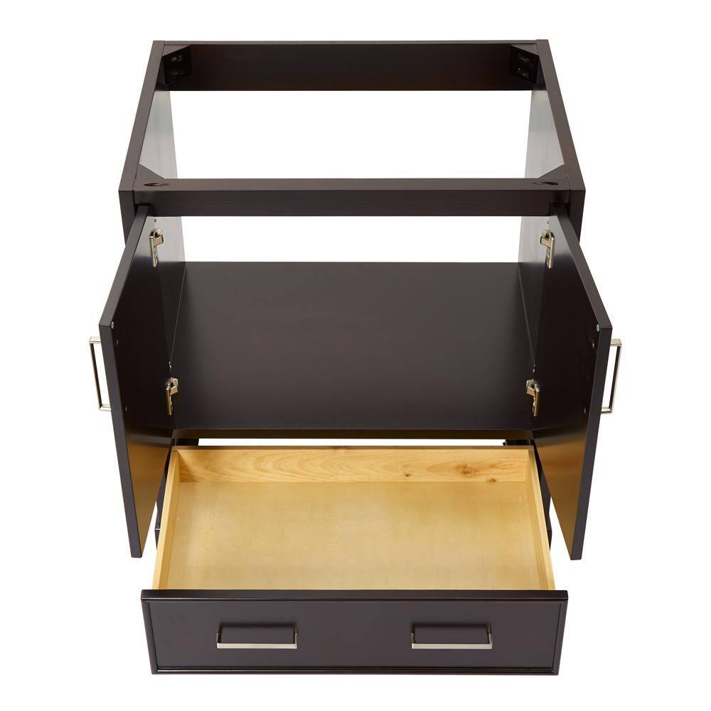 Ariel M031s-Bc Stafford 30" Single Free Standing Vanity Cabinet Only - Brown