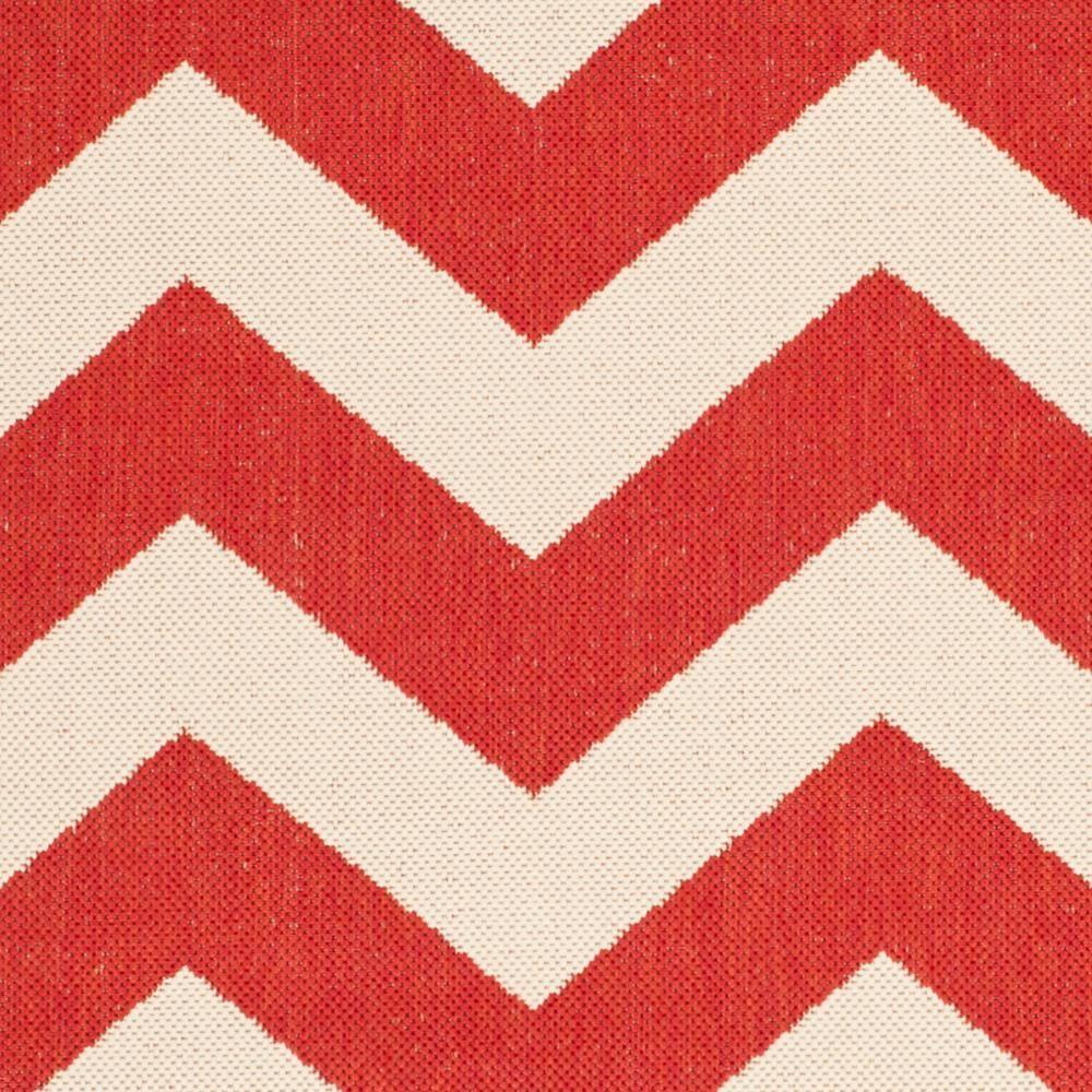 Courtyard CY6244 Power Loomed Indoor and Outdoor Accent Rug - Red - 2'x3'7" - Safavieh