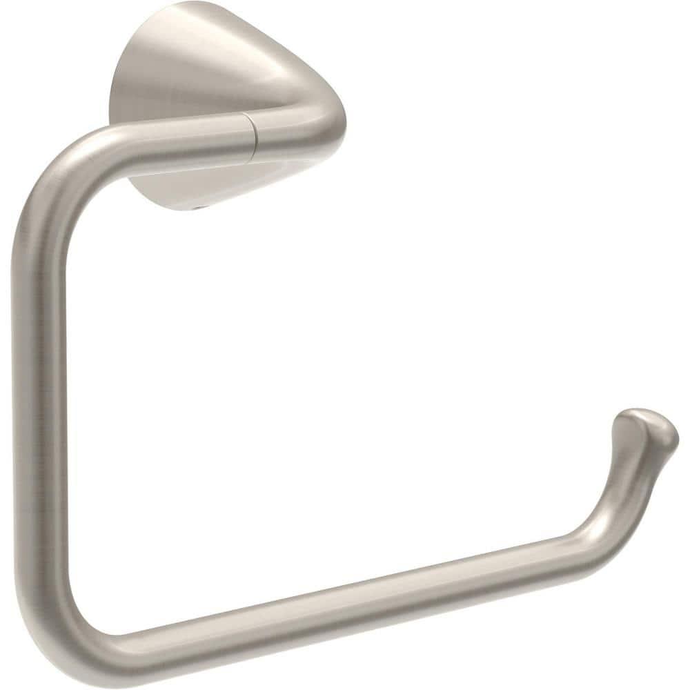 Delta Arvo Wall Mount Square Open Towel Ring Bath Hardware Accessory in Brushed Nickel ARV46-DN