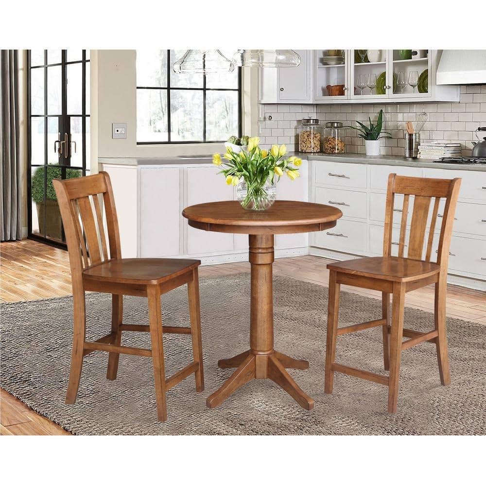 International Concepts 30" Round Top Pedestal Table - 35.9" Height