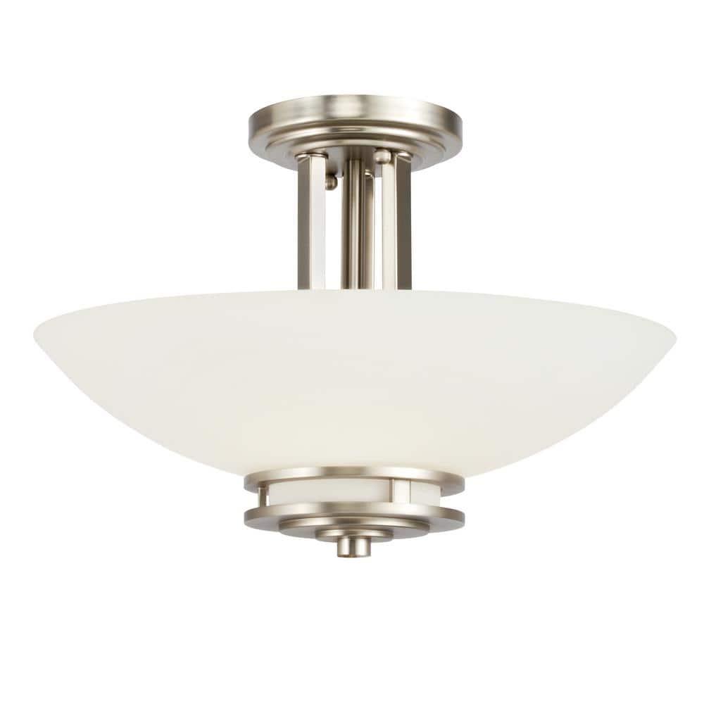 Hendrik Glass Semi Flush Mount