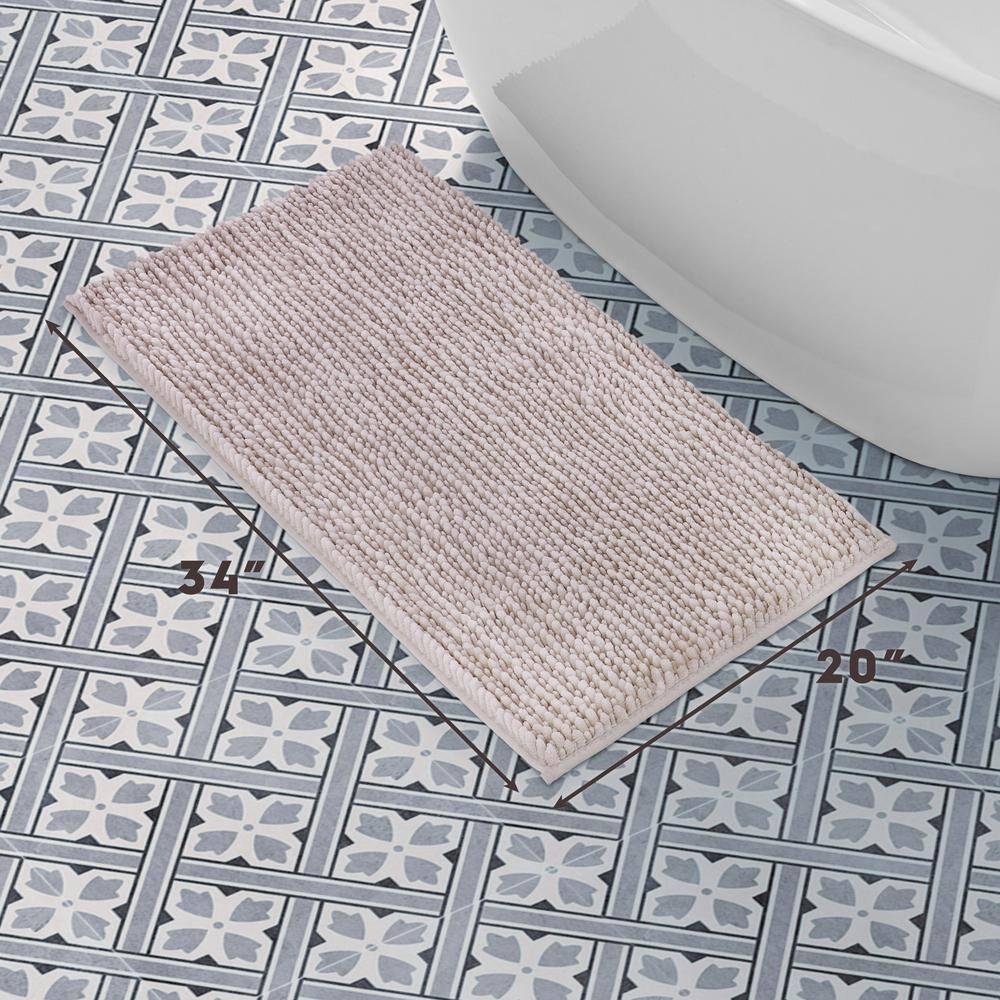 Laura Ashley Laura Ashley Butter Chenille Bath Rug