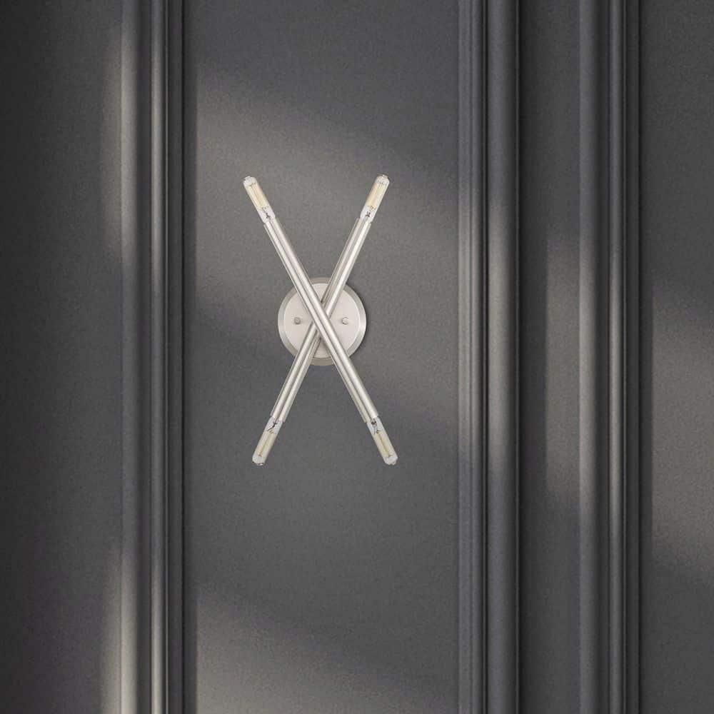 Livex Lighting Soho 4 - Light Wall Light in  Brushed Nickel