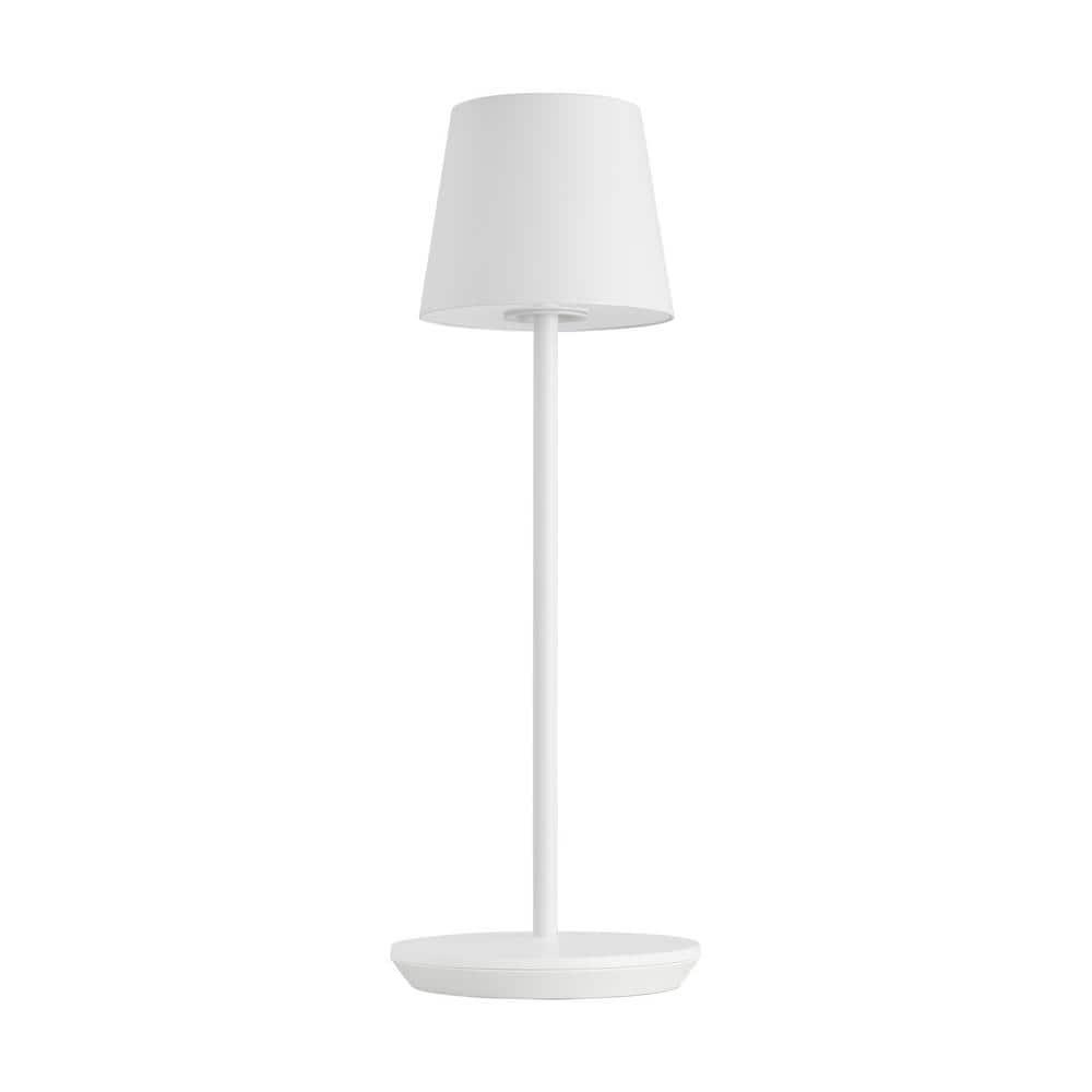 Carla Cordless Table Lamp - White / Small