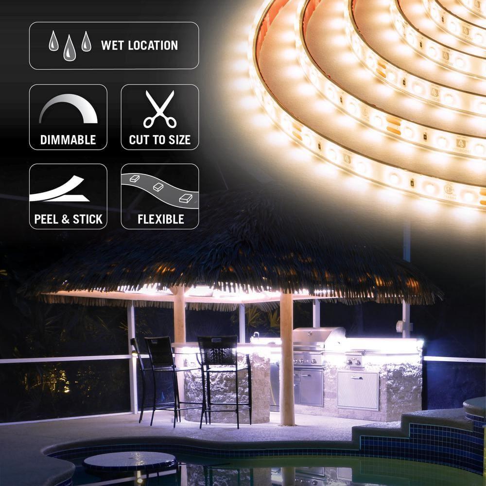RibbonFlex Pro, 24V, 3000K, 60LEDs/M, IP67, 10M Undercabinet Strip Light