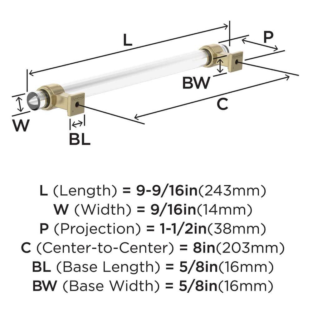 Amerock Glacio Bar Pull
