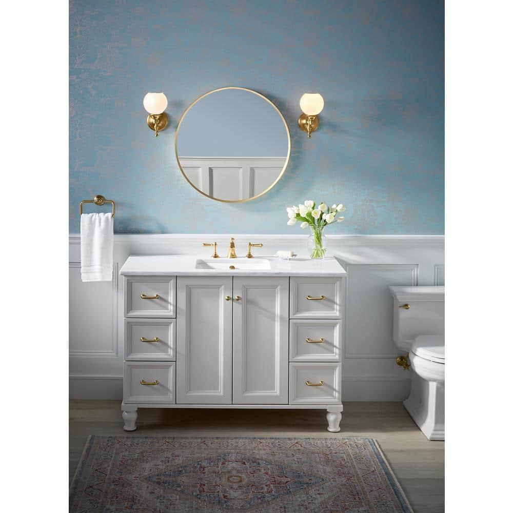 Essential Round Wall Mirror, Bathroom/Vanity Mirror with Frame