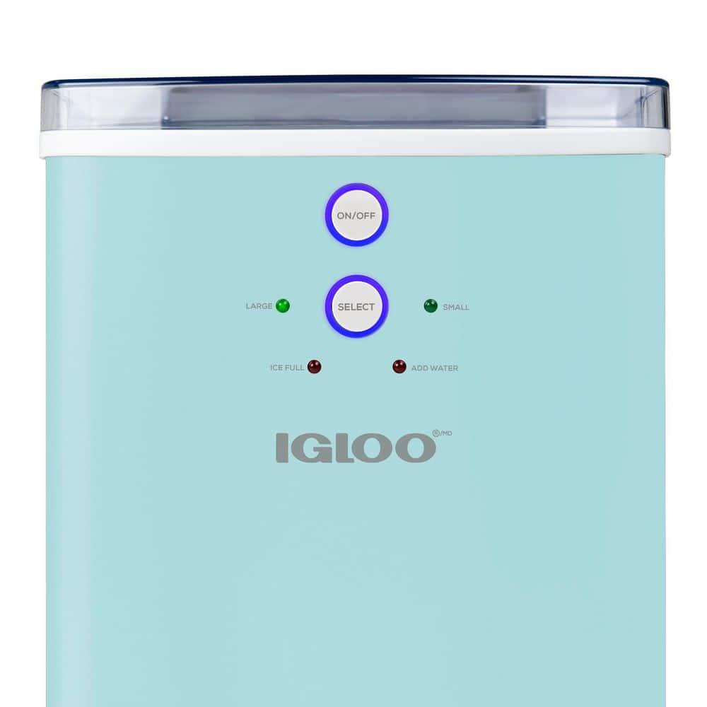 Igloo 33-Pound Automatic Portable Countertop Ice Maker Machine, Aqua