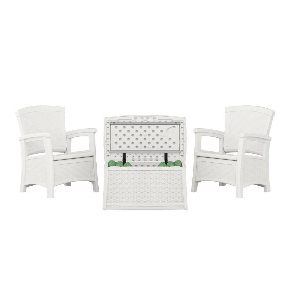 Suncast Rectangular Resin Outdoor Coffee Table