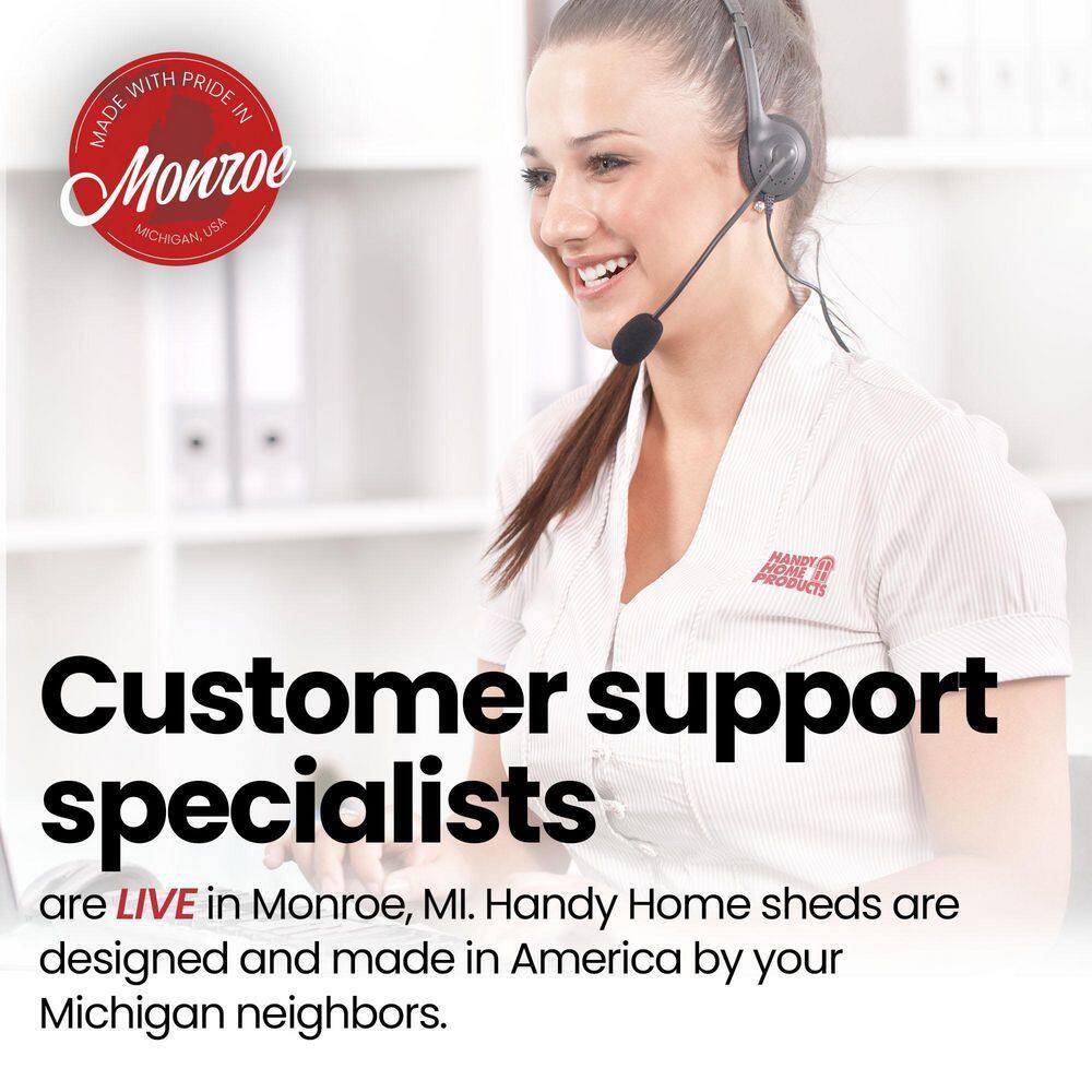 Handy Home Highland 8 ft. W x 6 ft. D Storage Shed