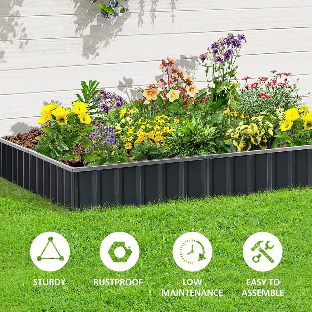 Outsunny Metal Planter Box