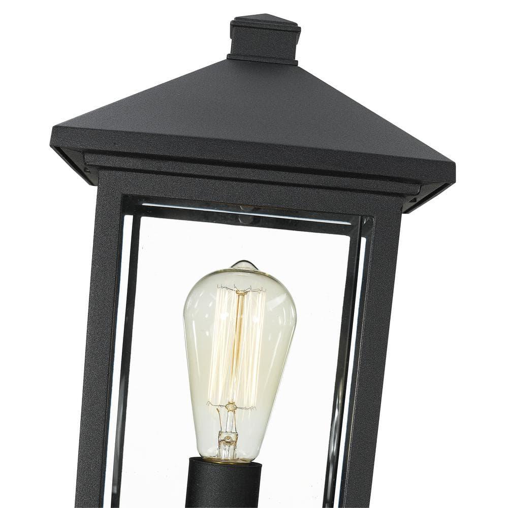 Z-Lite Portland 1 - Light Lantern in  Black
