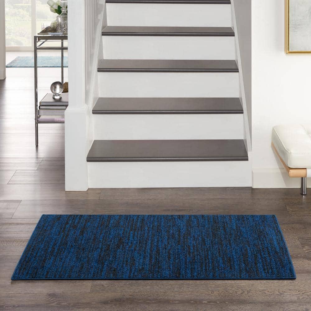Nourison Nourison Essentials NRE01 Indoor/outdoor Area Rug - Midnight Blue 2' x 4'