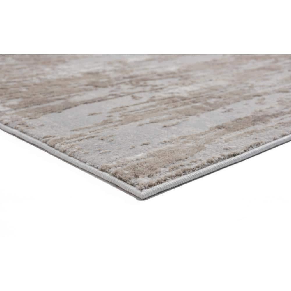 United Weavers Cascades Area Rug 2601 10991 Salish Wheat Gradients Lines 5' 3" x 7' 2" Rectangle