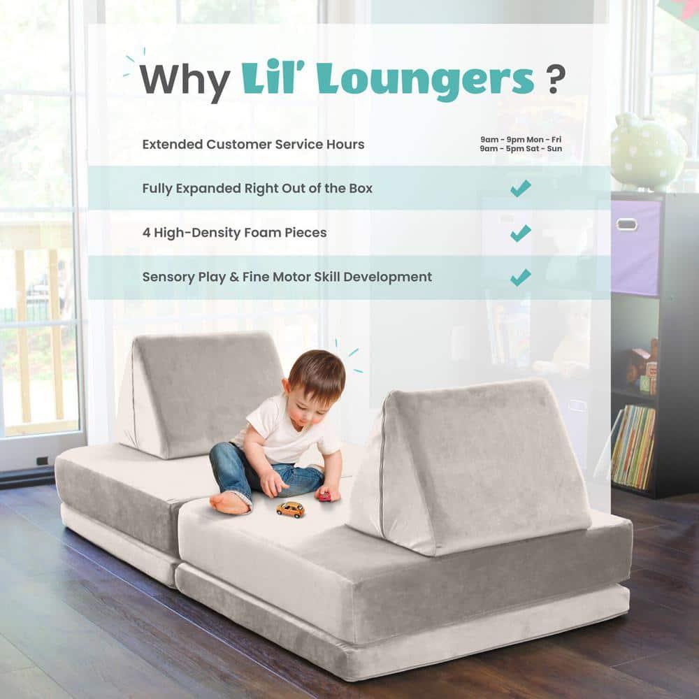 Critter Sitters Kids 8.5'' Foam Chair Sofa / Sectional and Ottoman