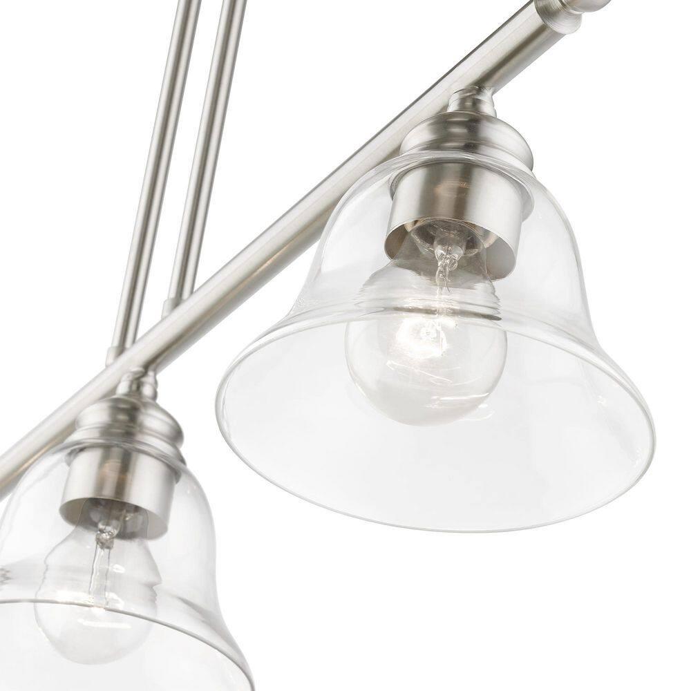 Livex Lighting Moreland 3 - Light Chandelier in  Brushed Nickel