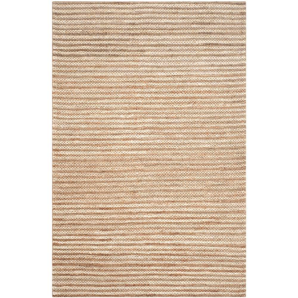 Natural Fiber NF653 Hand Woven Area Rug - Natural - 5'x8' - Safavieh.