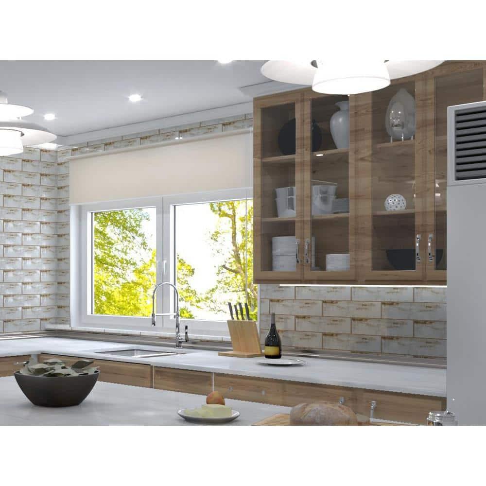 Andova Serenite 4-in. x 16-in. Subway Vintage Look Glazed Porcelain Vintage Wall Tile