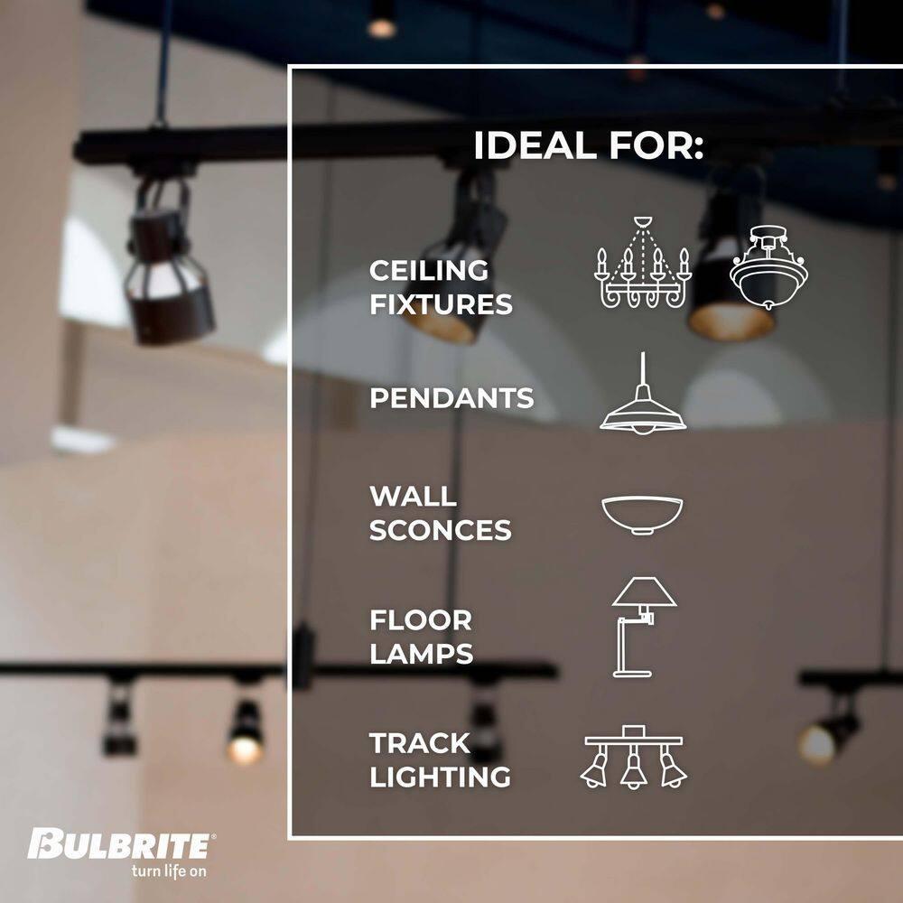 100-Watt Frosted Dimmable Halogen Light Bulbs (5-Pack)