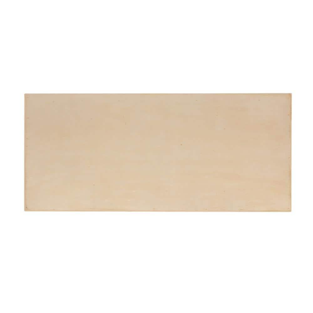 Kate and Laurel Havlock Rectangle MDF Floating Shelf, 2 Piece 18 Inch, Natural