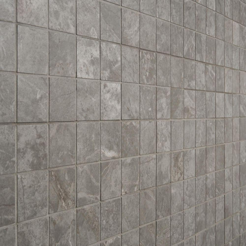 Nova 11.81 In. X 11.81 In. Matte Porcelain Mosaic Floor And Wall Tile (0.96 Sq. Ft. / Each)