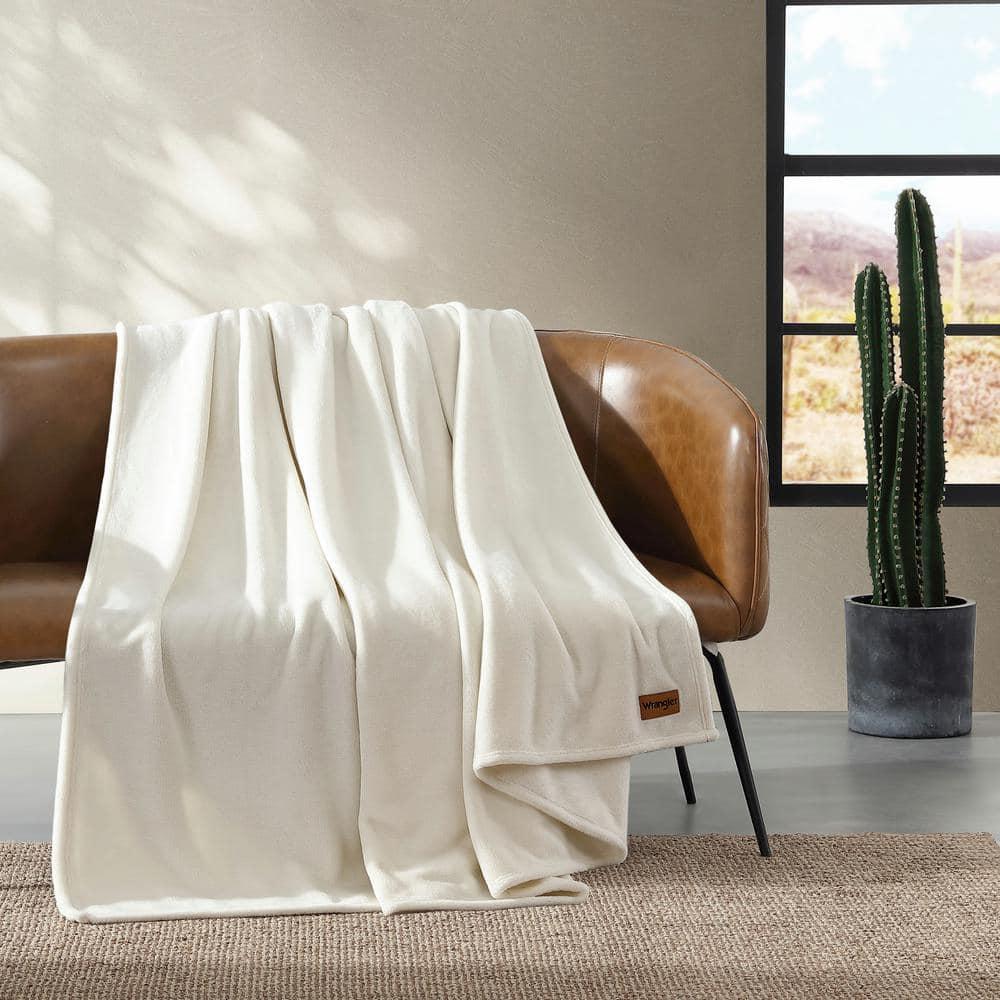 Wrangler Ultra Soft Plush Fleece Cozy Bed Blanket