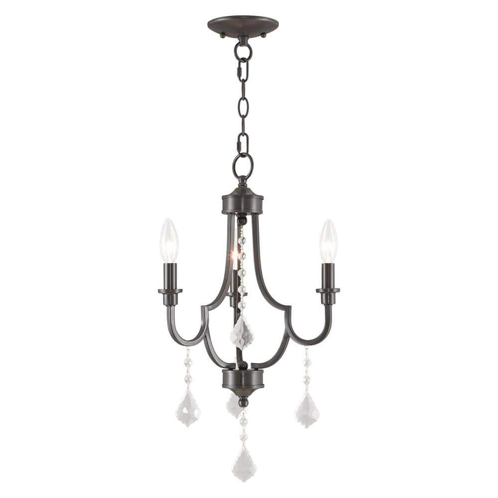 Livex Lighting Glendale 3 - Light Chandelier in  English Bronze