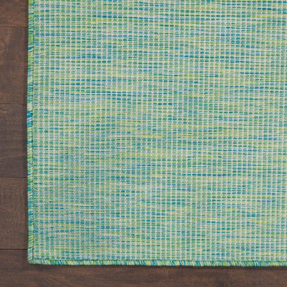 Nourison Positano POS01 Indoor/outdoor Area Rug - Blue/Green 8' x 10'