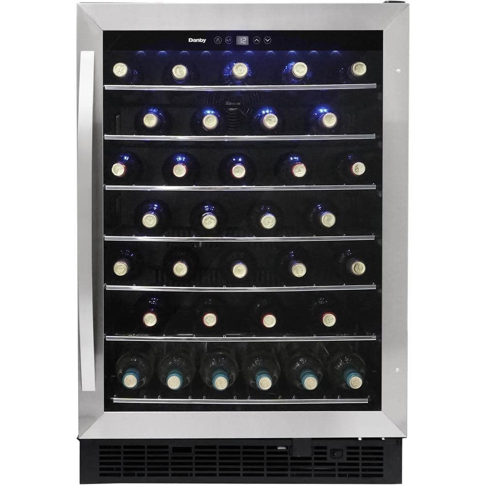Danby Danby Single Zone 23.8'' Built-In 60 Bottle Wine Refrigerator with Reversible Door