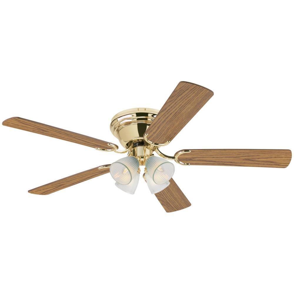 Westinghouse Contempra IV 52 in. Polished Brass Brown LED Indoor Ceiling Fan