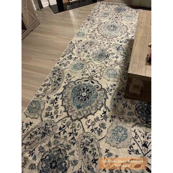 Madison MAD600 Power Loomed Indoor Area Rug - Cream/Light Grey - 8'x10' - Safavieh