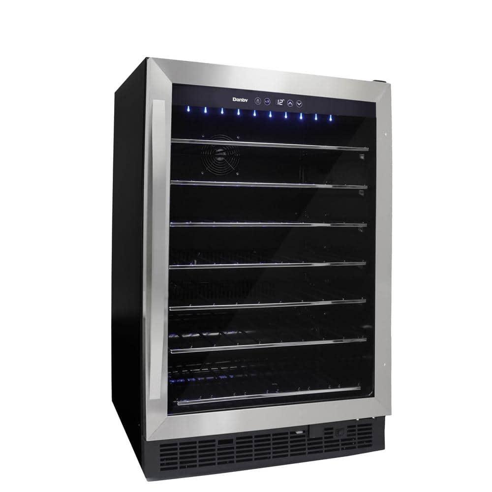 Danby Danby Single Zone 23.8'' Built-In 60 Bottle Wine Refrigerator with Reversible Door