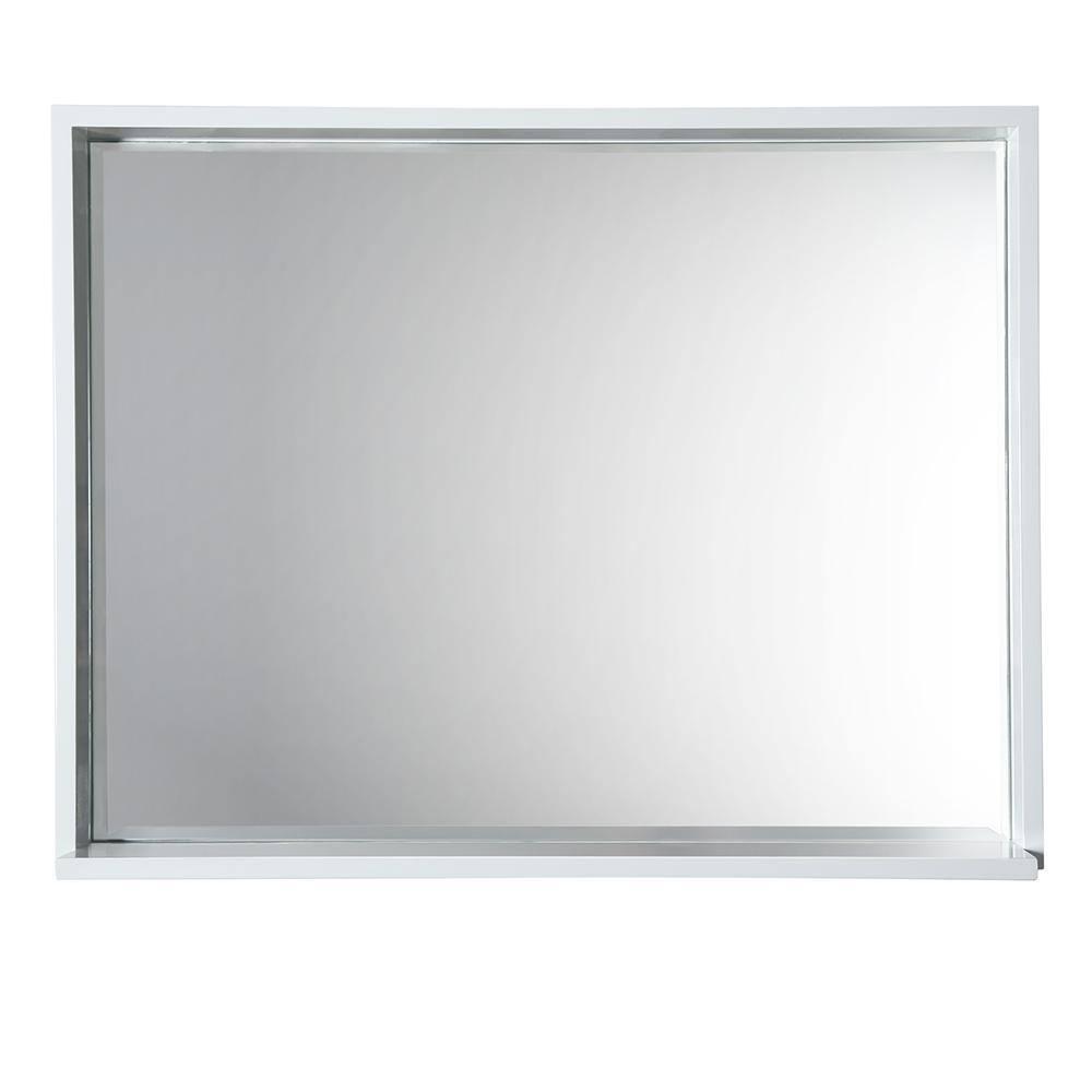 Fresca Fmr8136 Allier 35-1/2" W X 25-1/2" H Rectangular Framed Bathroom Wall Mirror -