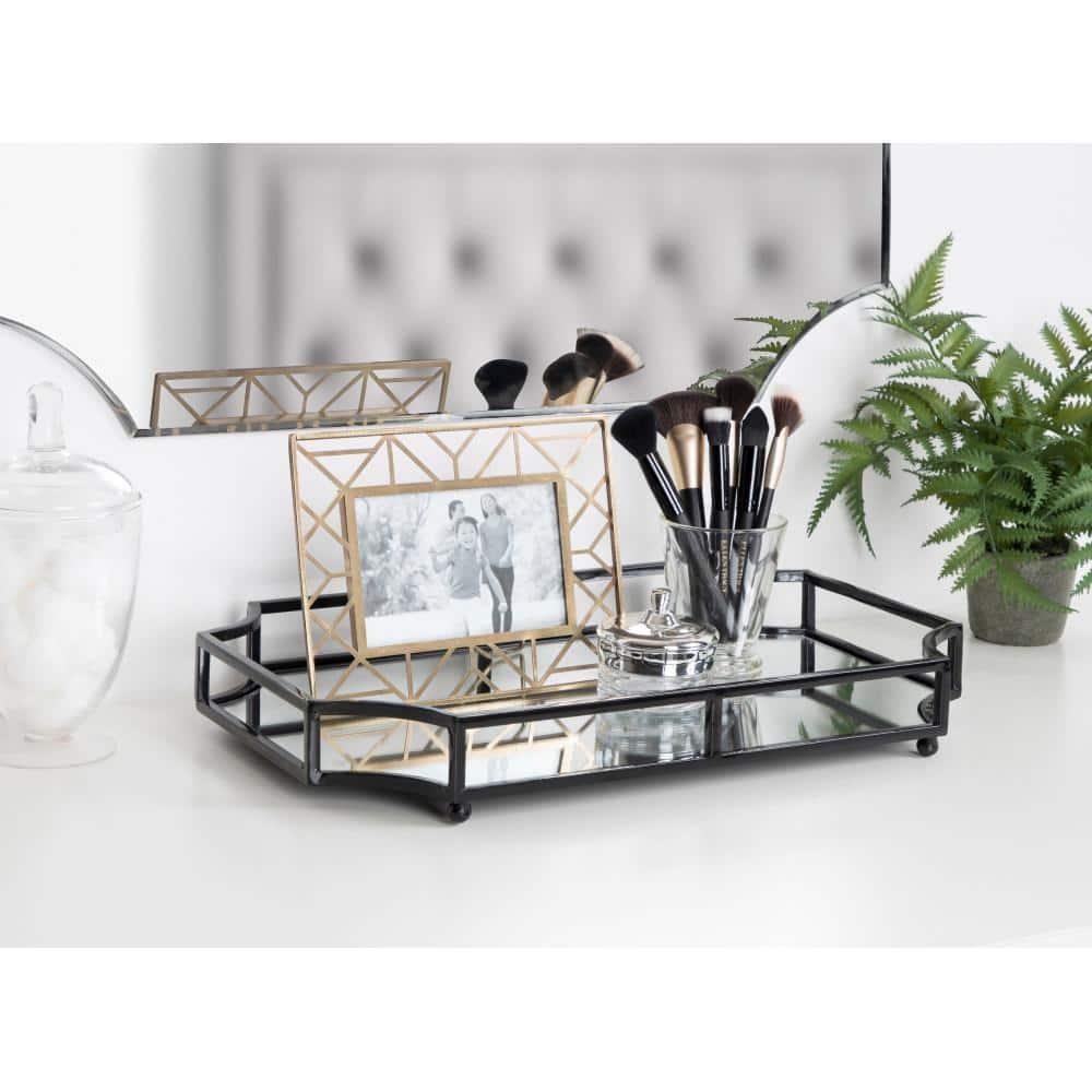 Kate and Laurel Ciel Tray, 12x18, Black