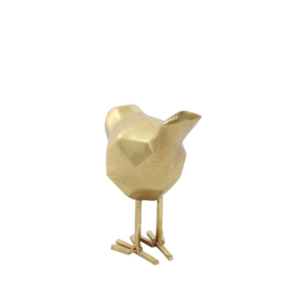 CosmoLiving by Cosmopolitan Polystone Bird Decorative Sculpture with Origami Accents