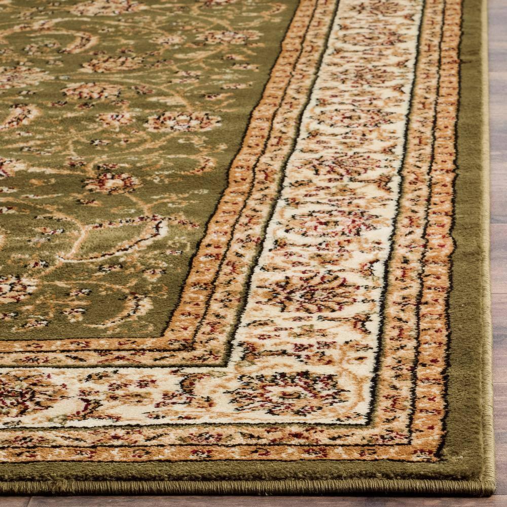 Lyndhurst LNH219 Power Loomed Area Rug - Sage/Ivory - 9'x12' - Safavieh