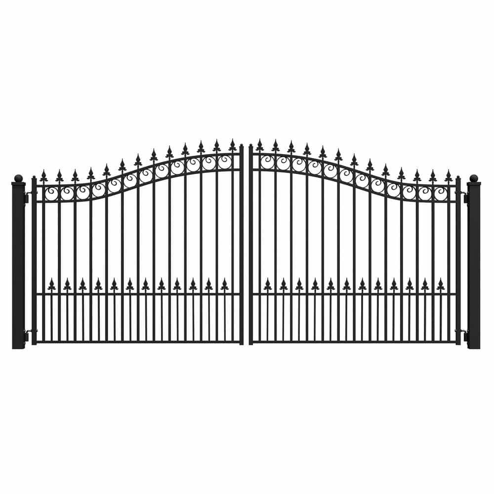 ALEKO Steel Dual Swing Driveway Gate - PRAGUE Style