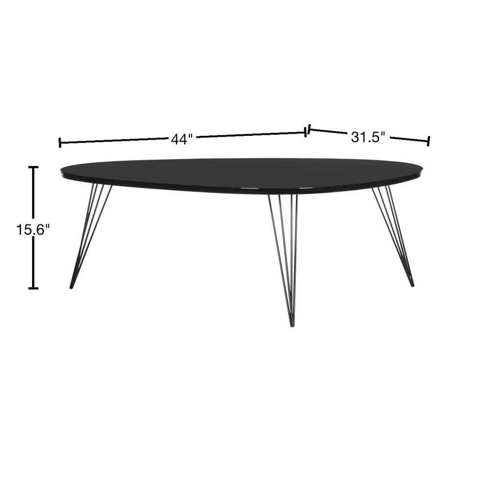 Wynton Coffee Table - Black/Black - Safavieh