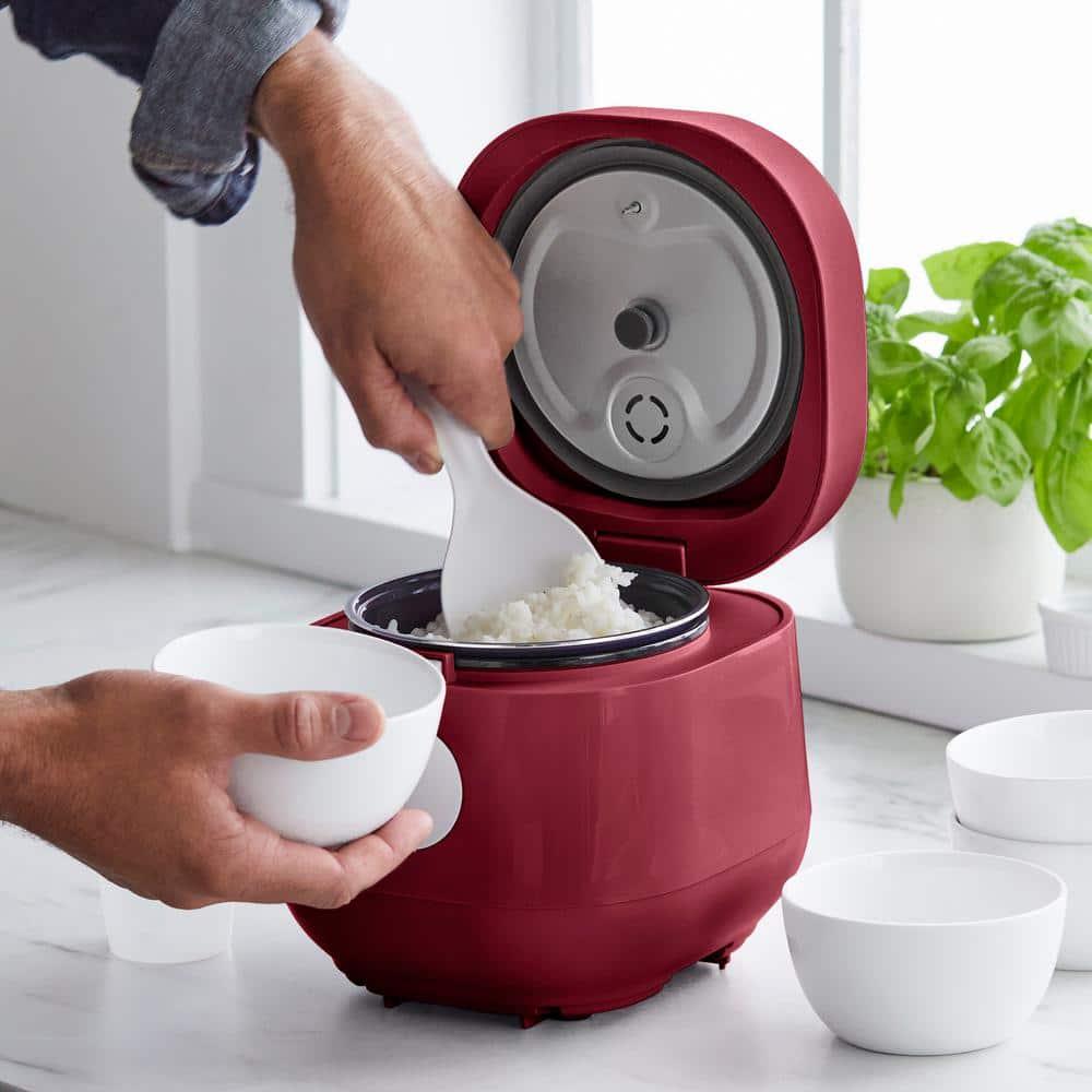 GreenLife Rice Cooker | Red