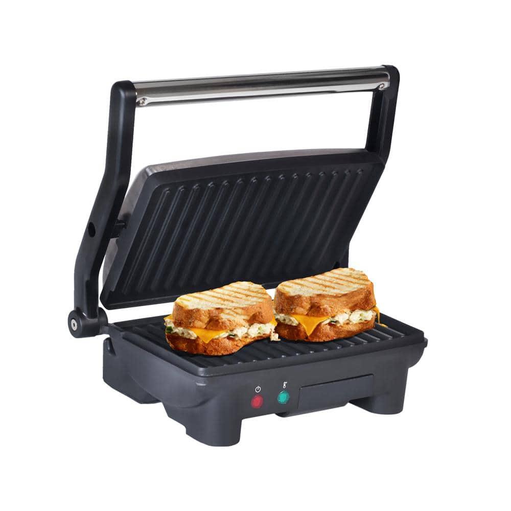 Elite Stainless Steel 3-in-1 Panini Press and Indoor Grill