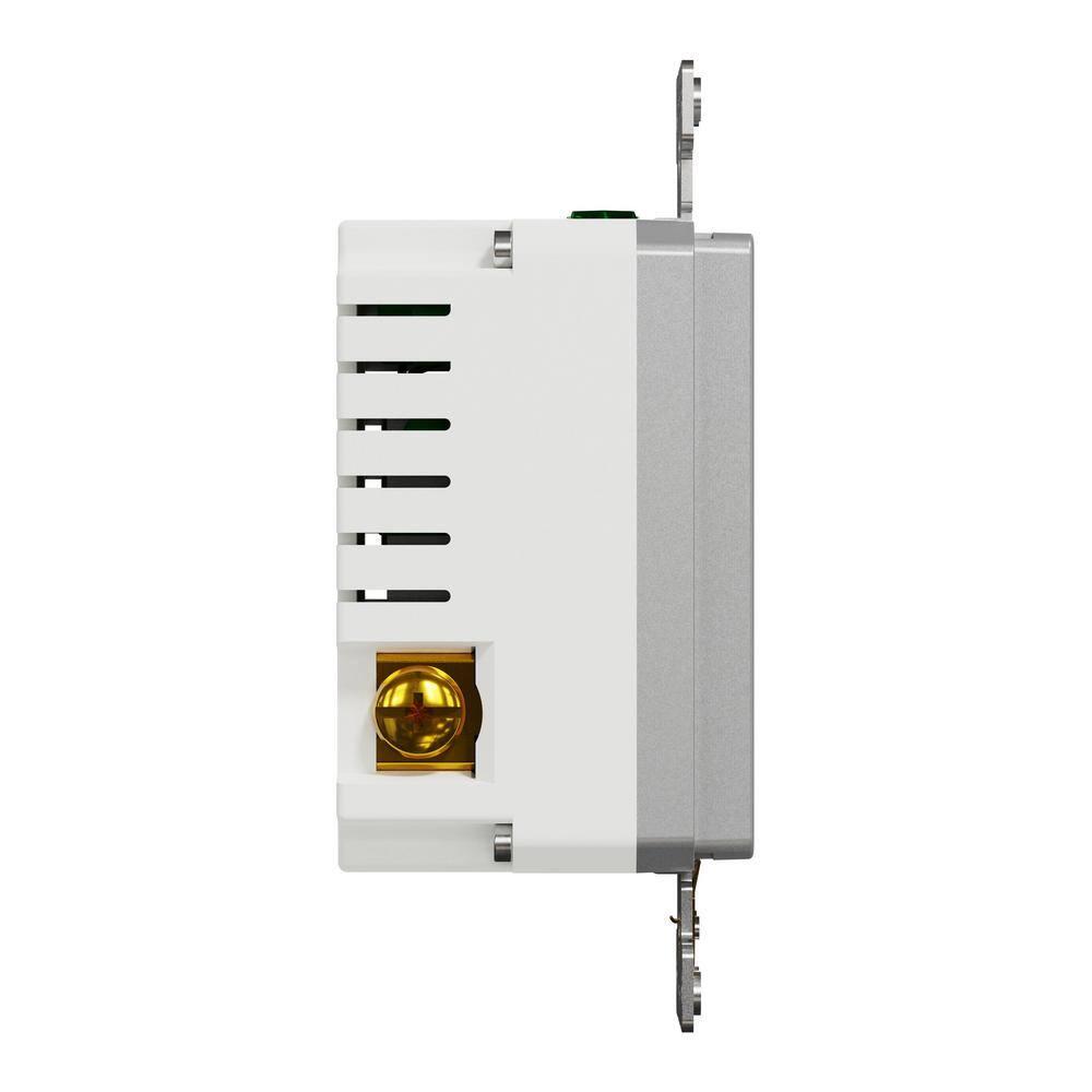 Square D by Schneider Electric X Series 15A 125V Wi-Fi Energy Monitoring Socket Outlet, Tamper Resistant, Needs Neutral Wire, Matter Certified, Compatible with Alexa, Google Home, Apple Home, Grey