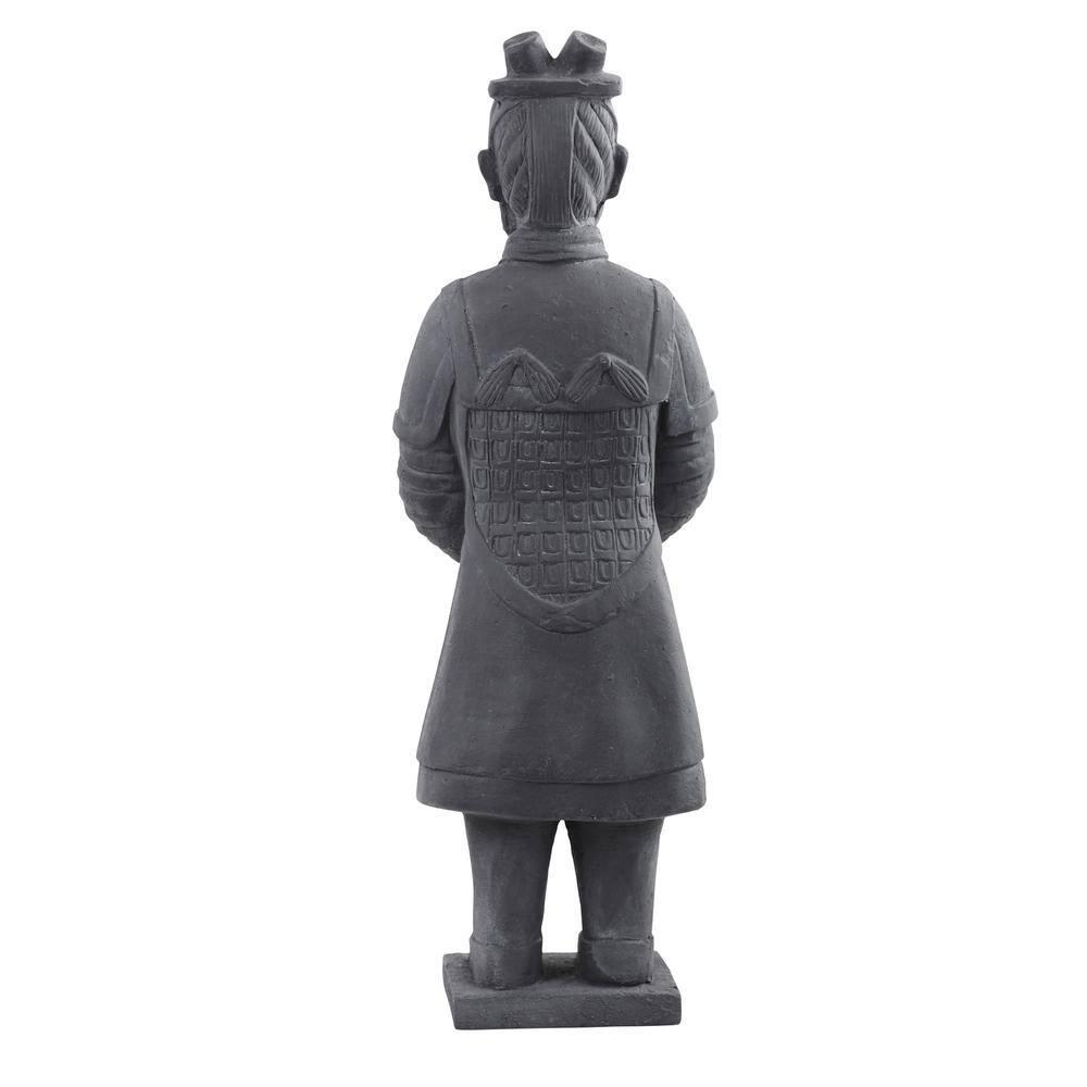 Arlmont & Co. Atas Warrior Weather Resistant Stone Garden Statue